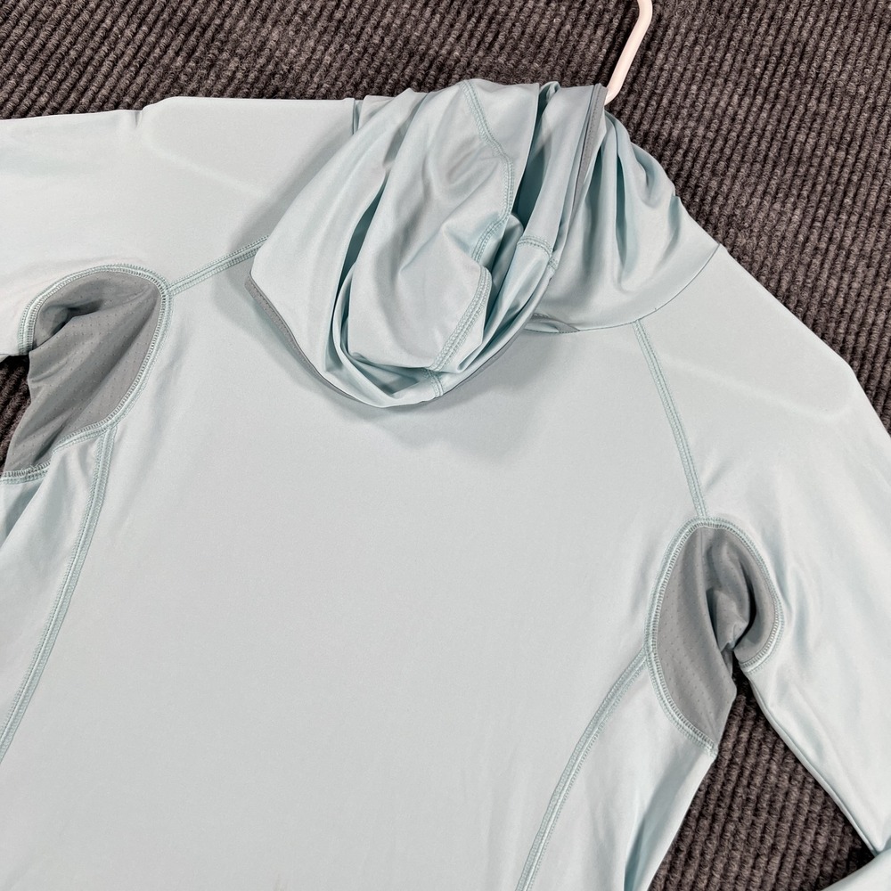 Eddie Bauer Shirt Womens Small FreeCool Hooded Pullover Lightweight Activewear